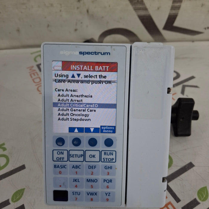 Baxter Baxter Sigma Spectrum 8.01.00 w/o Battery Infusion Pump Infusion Pump reLink Medical