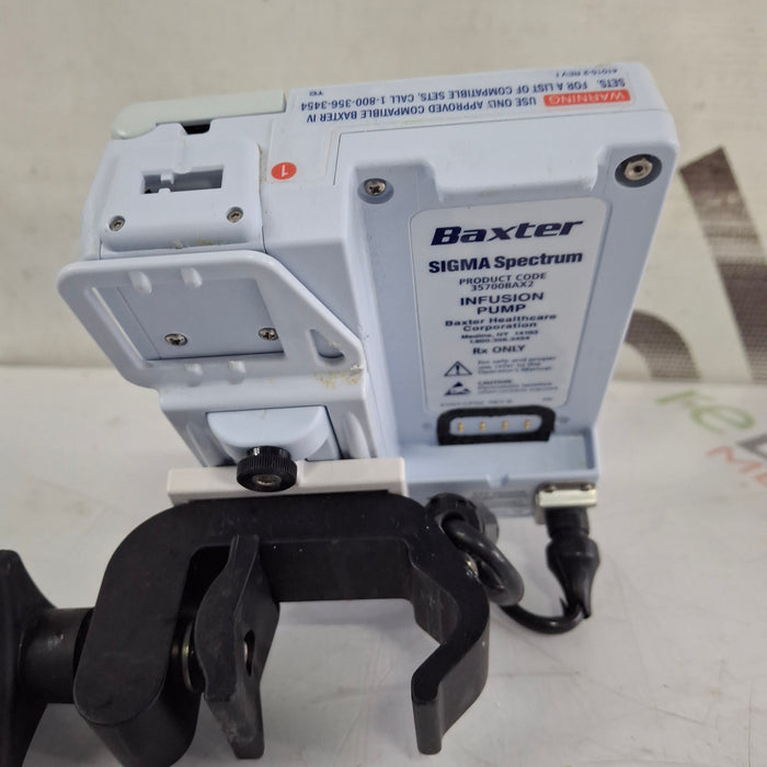 Baxter Baxter Sigma Spectrum 8.01.00 w/o Battery Infusion Pump Infusion Pump reLink Medical