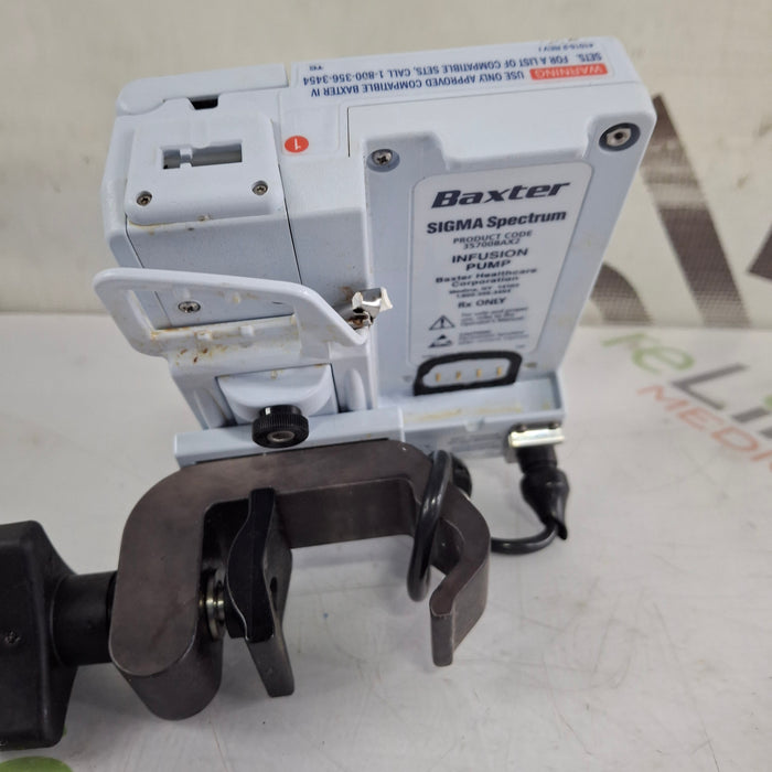 Baxter Baxter Sigma Spectrum 8.01.00 w/o Battery Infusion Pump Infusion Pump reLink Medical