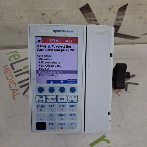 Baxter Baxter Sigma Spectrum 8.01.00 w/o Battery Infusion Pump Infusion Pump reLink Medical