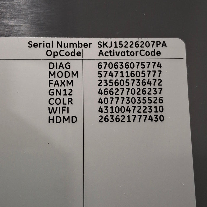 GE Healthcare GE Healthcare MAC 5500 HD ECG without CAM Module Cardiology reLink Medical