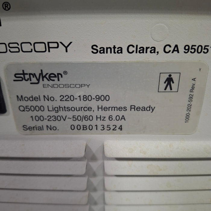 Stryker Stryker Q5000 Lightsource Rigid Endoscopy reLink Medical