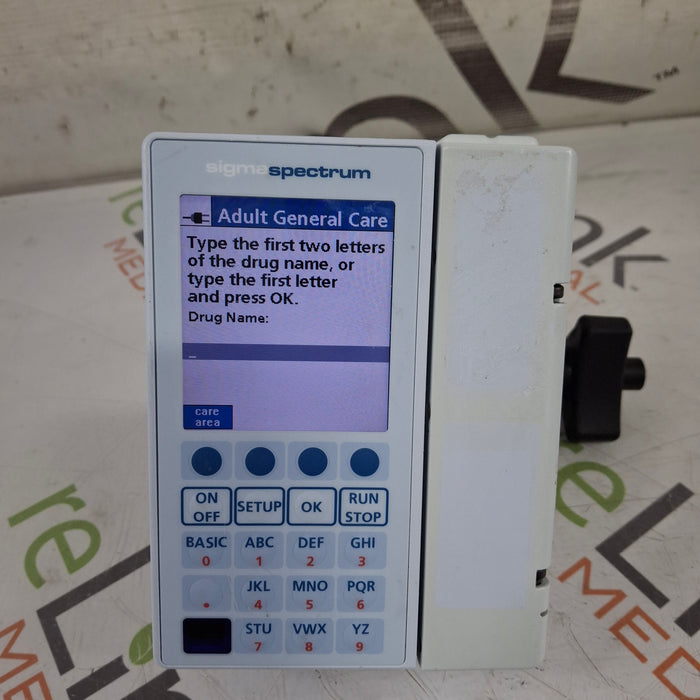 Baxter Sigma Spectrum 8.01.00 w/o Battery Infusion Pump