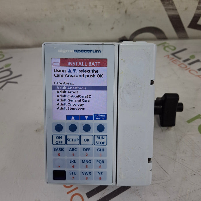 Baxter Sigma Spectrum 8.00.04 w/o Battery Infusion Pump