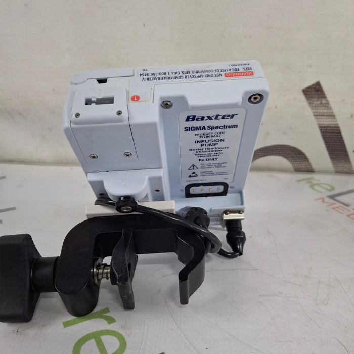 Baxter Sigma Spectrum 8.00.04 w/o Battery Infusion Pump