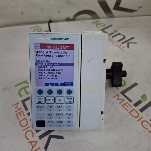 Baxter Baxter Sigma Spectrum 8.01.00 w/o Battery Infusion Pump Infusion Pump reLink Medical