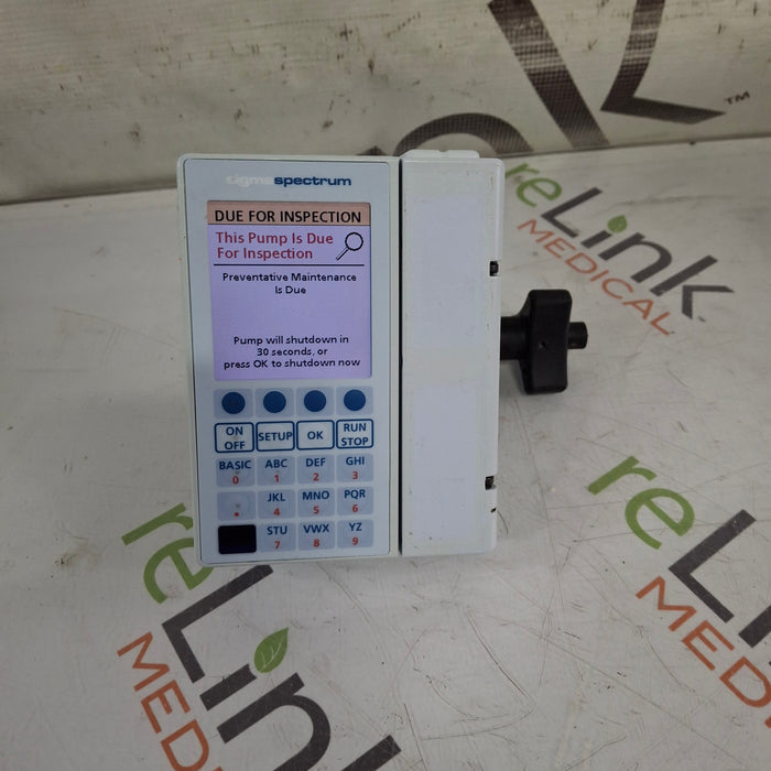 Baxter Sigma Spectrum 8.01.00 w/o Battery Infusion Pump