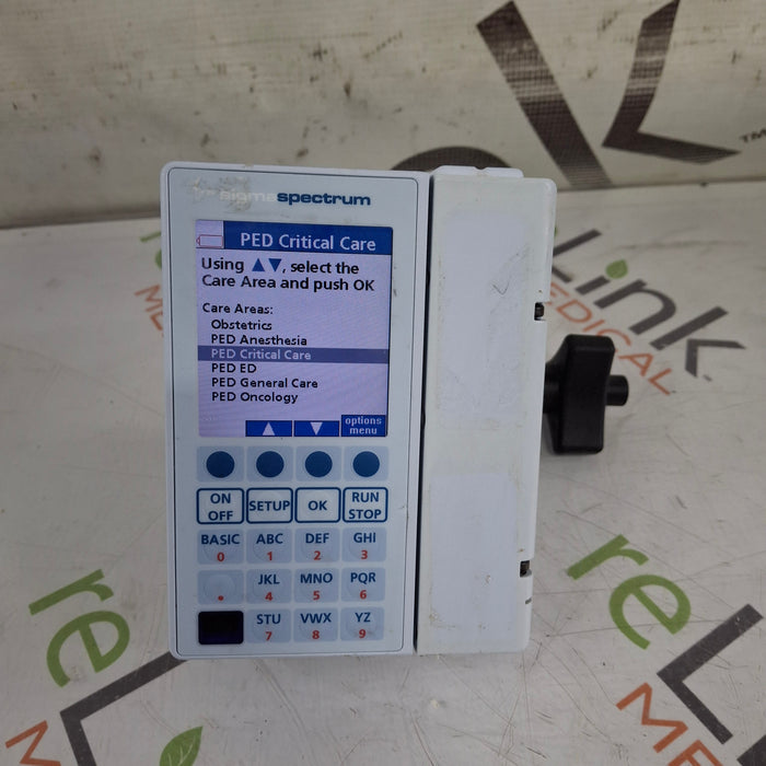Baxter Baxter Sigma Spectrum 8.01.00 w/o Battery Infusion Pump Infusion Pump reLink Medical