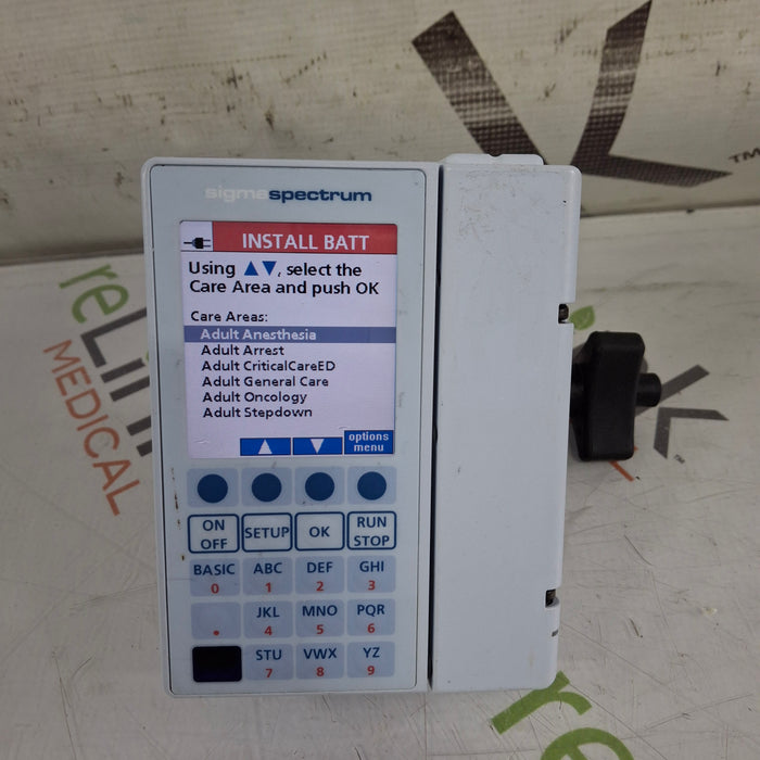 Baxter Sigma Spectrum 8.01.00 w/o Battery Infusion Pump