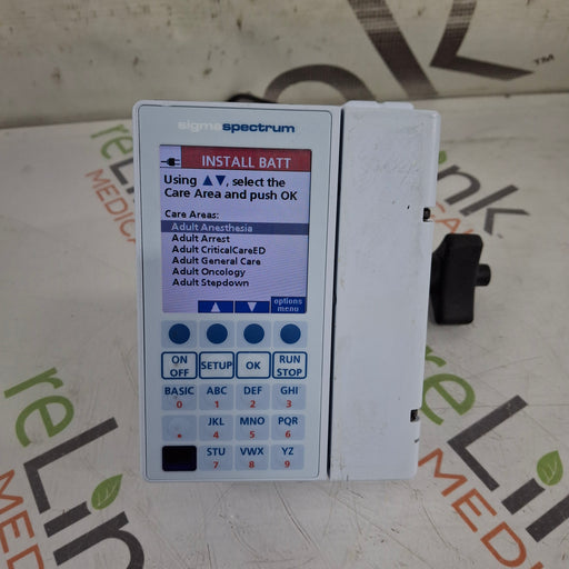 Baxter Baxter Sigma Spectrum 8.01.00 w/o Battery Infusion Pump Infusion Pump reLink Medical