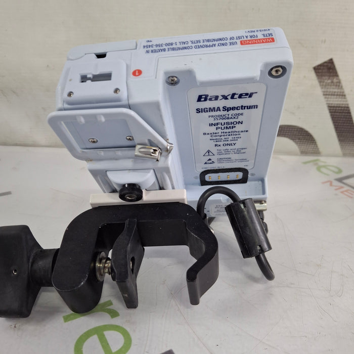 Baxter Baxter Sigma Spectrum 8.01.00 w/o Battery Infusion Pump Infusion Pump reLink Medical