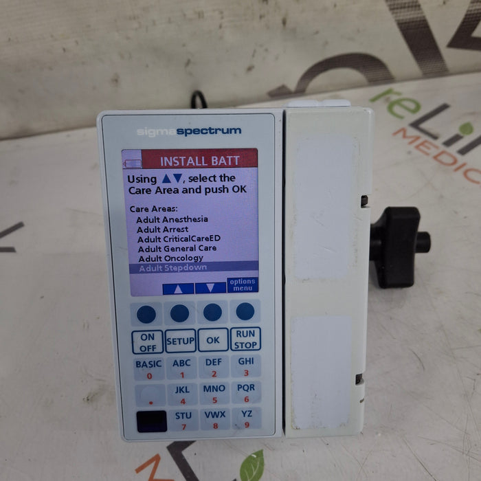 Baxter Baxter Sigma Spectrum 8.01.00 w/o Battery Infusion Pump Infusion Pump reLink Medical