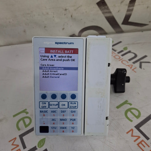 Baxter Baxter Sigma Spectrum 8.01.00 w/o Battery Infusion Pump Infusion Pump reLink Medical