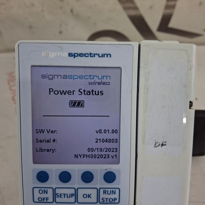 Baxter Sigma Spectrum 8.01.00 w/o Battery Infusion Pump