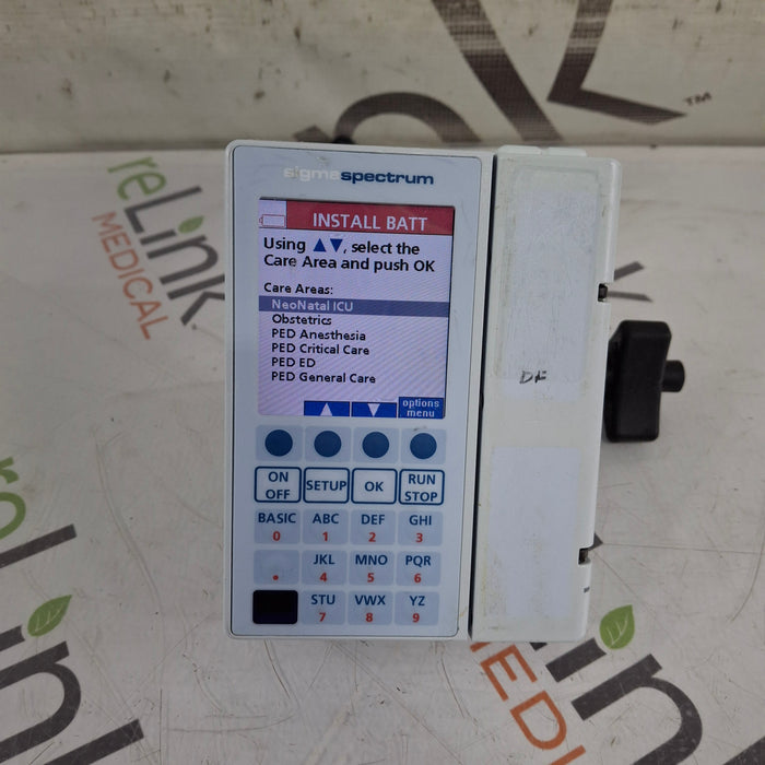 Baxter Sigma Spectrum 8.01.00 w/o Battery Infusion Pump