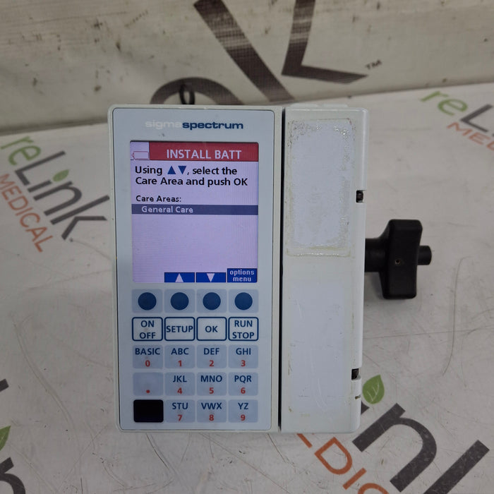 Baxter Sigma Spectrum 8.01.00 w/o Battery Infusion Pump