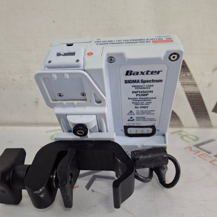 Baxter Baxter Sigma Spectrum 8.01.00 w/o Battery Infusion Pump Infusion Pump reLink Medical