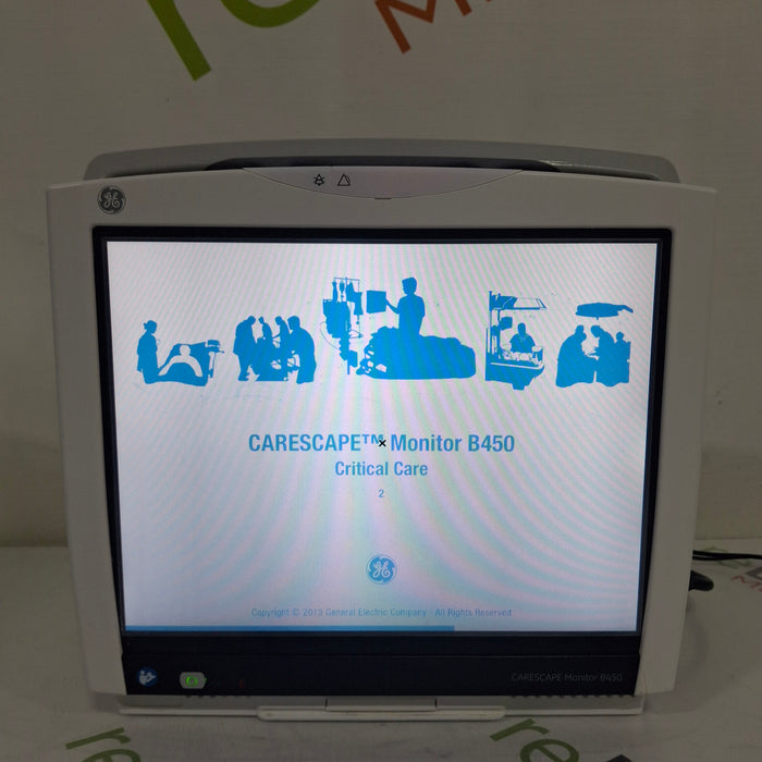 GE Healthcare Carescape B450 Critical Care Patient Monitor