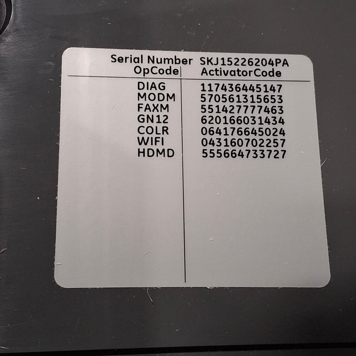 GE Healthcare GE Healthcare MAC 5500 HD ECG without CAM Module Cardiology reLink Medical