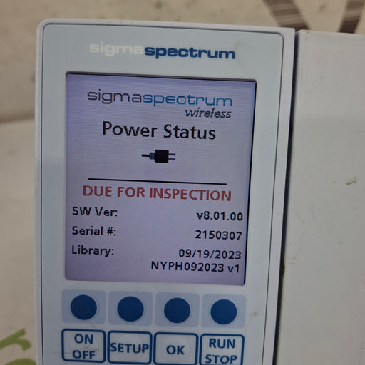 Baxter Baxter Sigma Spectrum 8.01.00 w/o Battery Infusion Pump Infusion Pump reLink Medical