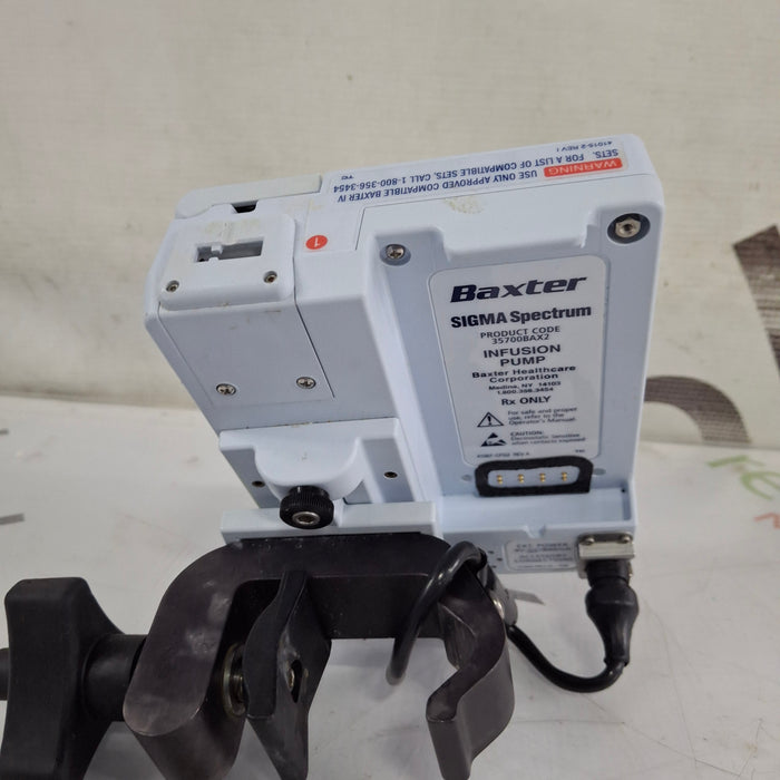 Baxter Baxter Sigma Spectrum 8.01.00 w/o Battery Infusion Pump Infusion Pump reLink Medical