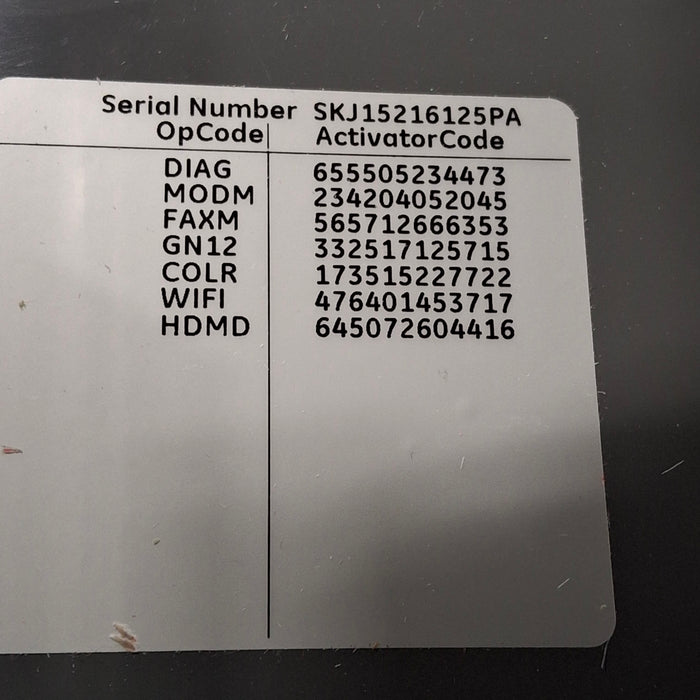 GE Healthcare GE Healthcare MAC 5500 HD ECG without CAM Module Cardiology reLink Medical