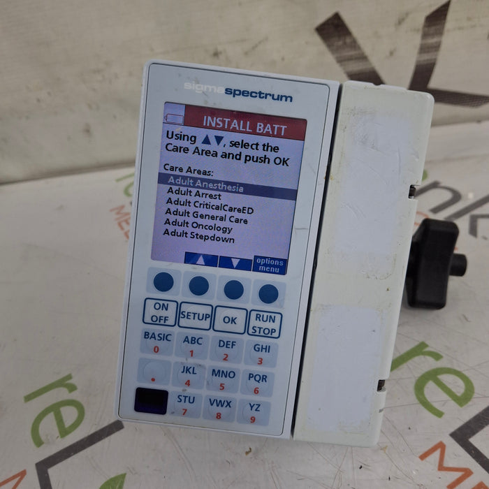 Baxter Baxter Sigma Spectrum 8.01.00 w/o Battery Infusion Pump Infusion Pump reLink Medical