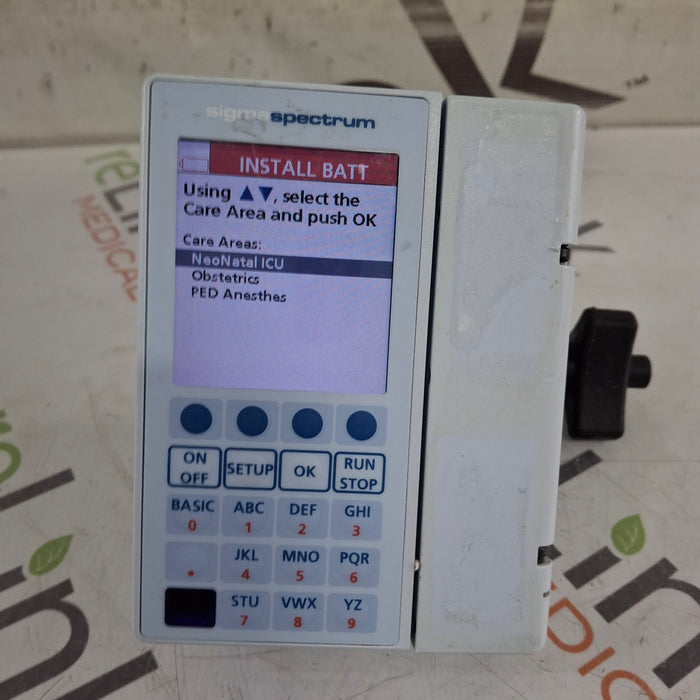 Baxter Sigma Spectrum 8.01.00 w/o Battery Infusion Pump