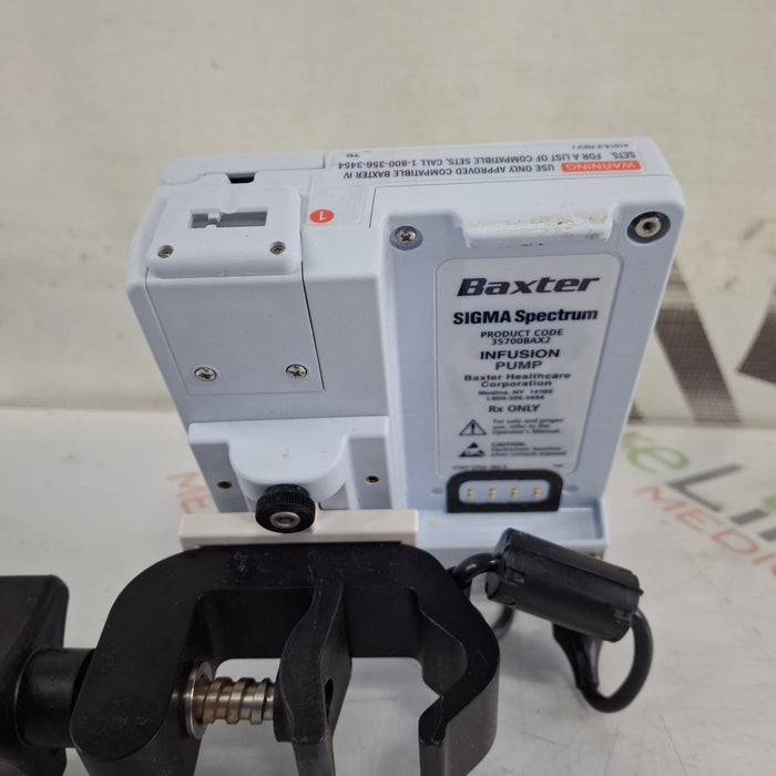 Baxter Sigma Spectrum 8.01.00 w/o Battery Infusion Pump