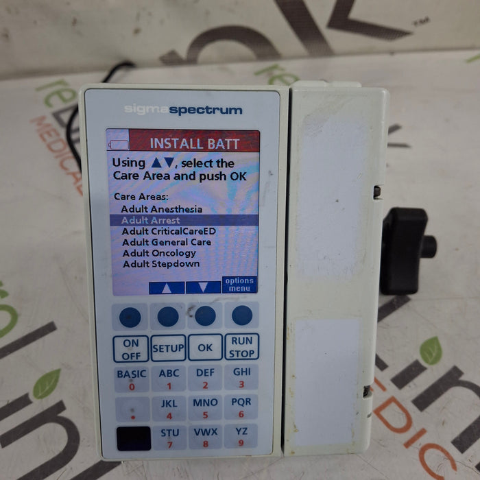 Baxter Sigma Spectrum 8.01.00 w/o Battery Infusion Pump