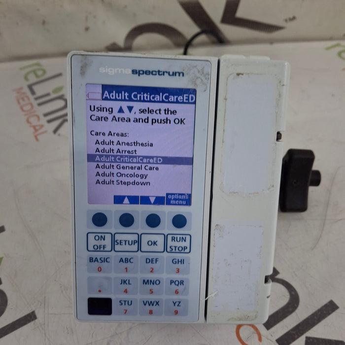 Baxter Sigma Spectrum 8.01.00 w/o Battery Infusion Pump