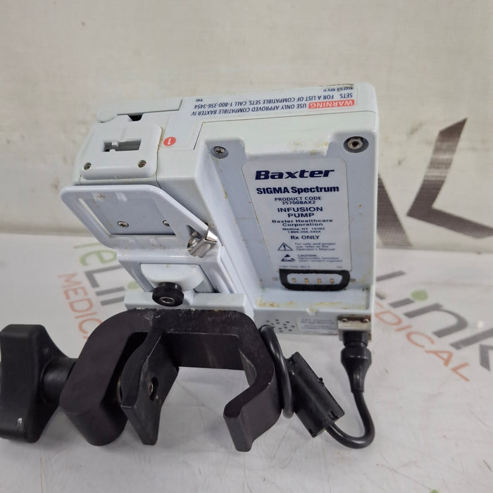 Baxter Sigma Spectrum 8.01.00 w/o Battery Infusion Pump
