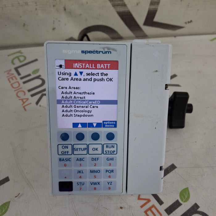 Baxter Sigma Spectrum 8.01.00 w/o Battery Infusion Pump