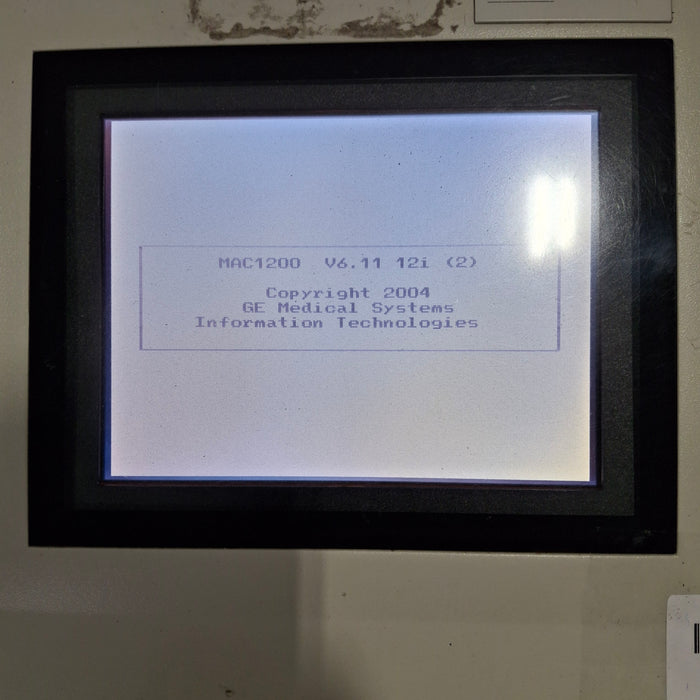 GE Healthcare GE Healthcare MAC 1200 ECG Cardiology reLink Medical