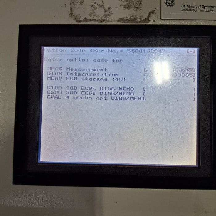 GE Healthcare GE Healthcare MAC 1200 ECG Cardiology reLink Medical