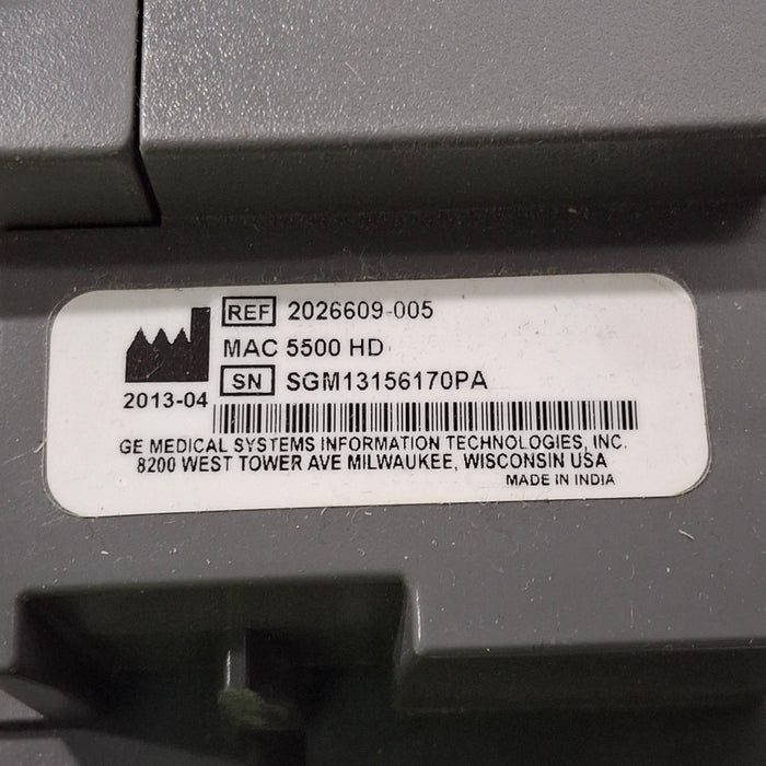 GE Healthcare GE Healthcare MAC 5500 HD ECG without CAM Module Cardiology reLink Medical