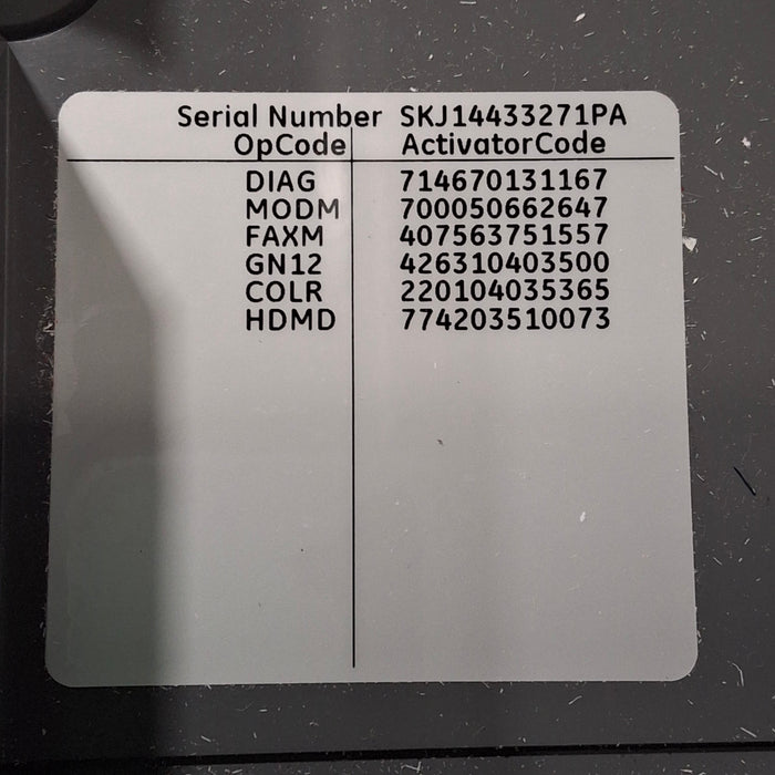 GE Healthcare GE Healthcare MAC 5500 HD ECG without CAM Module Cardiology reLink Medical