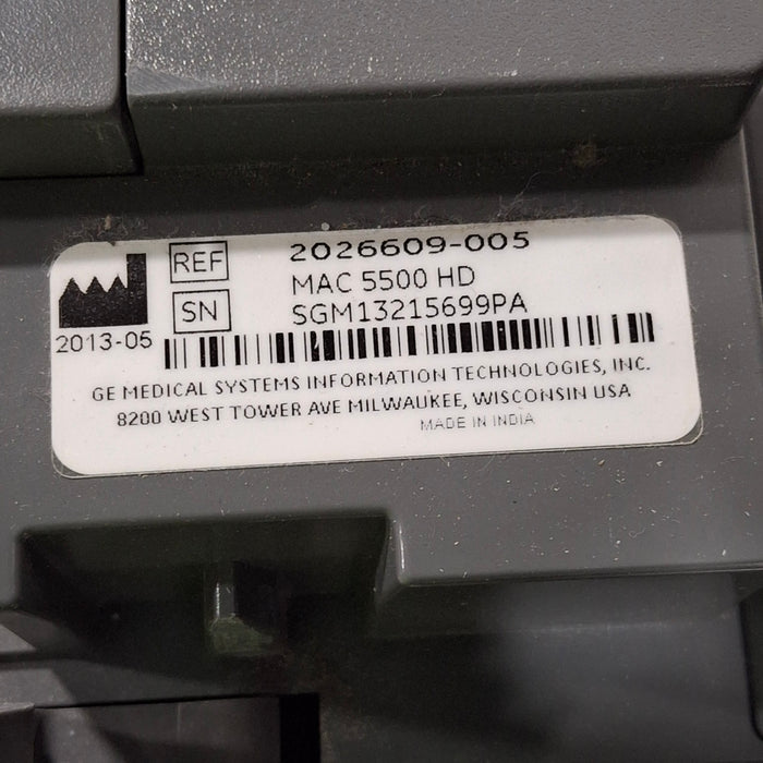 GE Healthcare GE Healthcare MAC 5500 HD ECG without CAM Module Cardiology reLink Medical