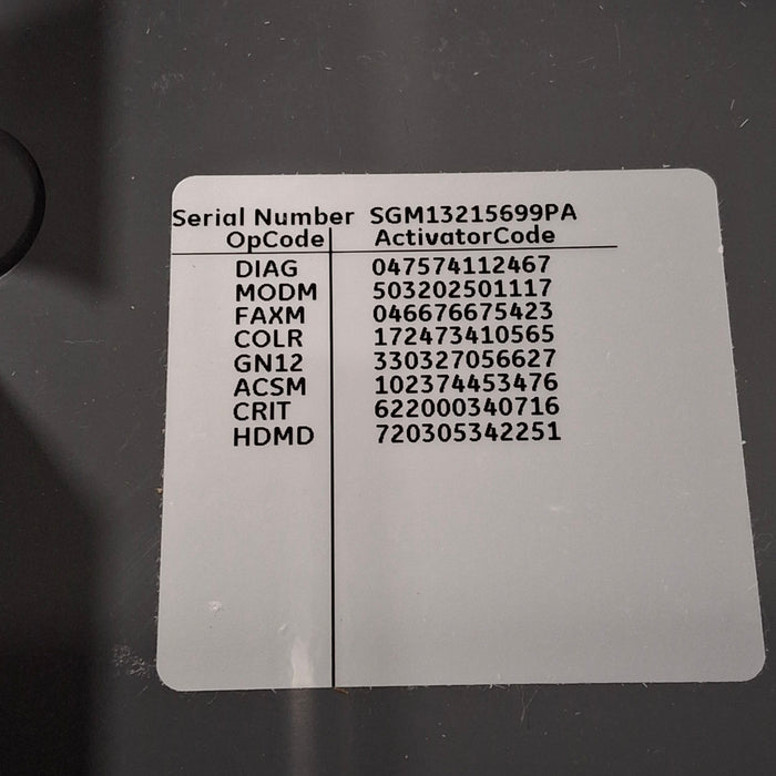 GE Healthcare GE Healthcare MAC 5500 HD ECG without CAM Module Cardiology reLink Medical