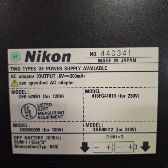 Nikon Nikon OL-7S Manual Lensmeter Ophthalmology reLink Medical