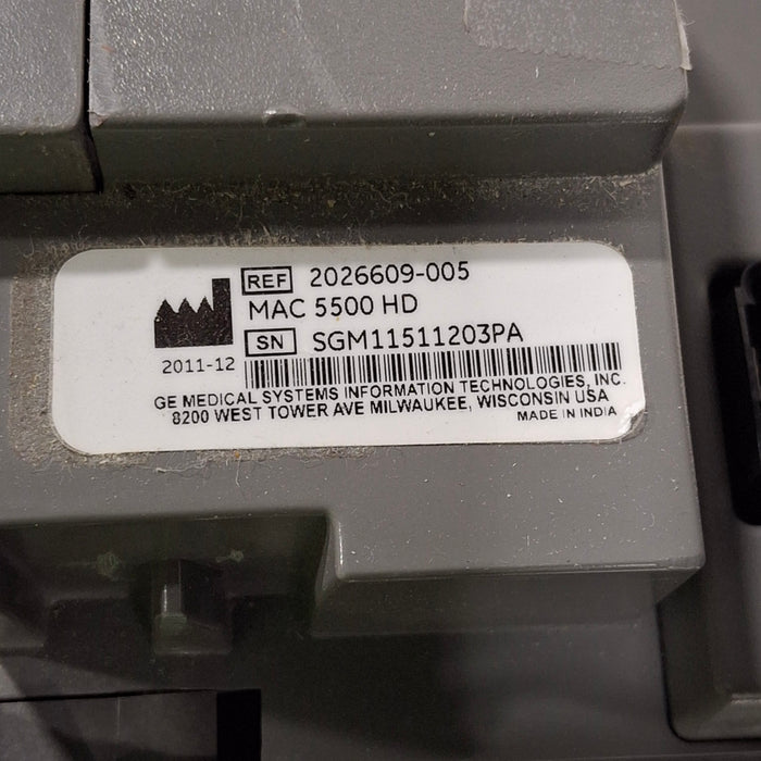 GE Healthcare GE Healthcare MAC 5500 HD ECG without CAM Module Cardiology reLink Medical