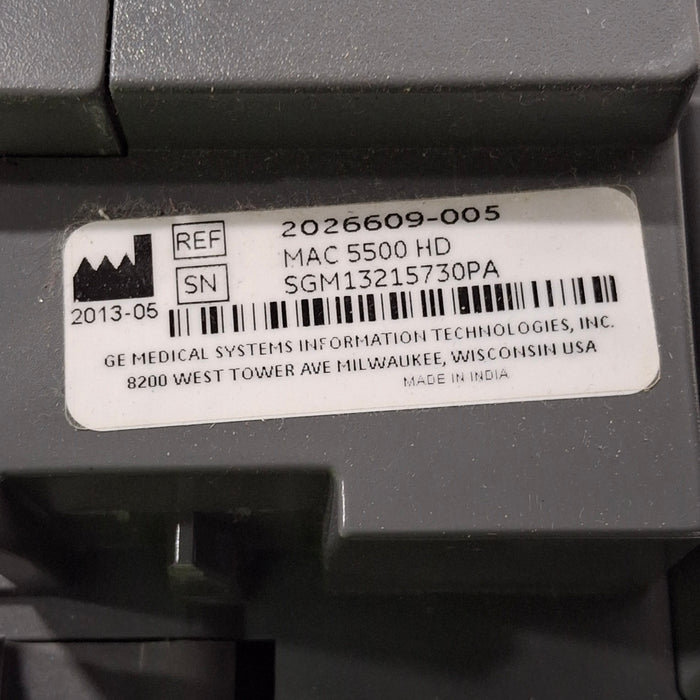 GE Healthcare GE Healthcare MAC 5500 HD ECG without CAM Module Cardiology reLink Medical