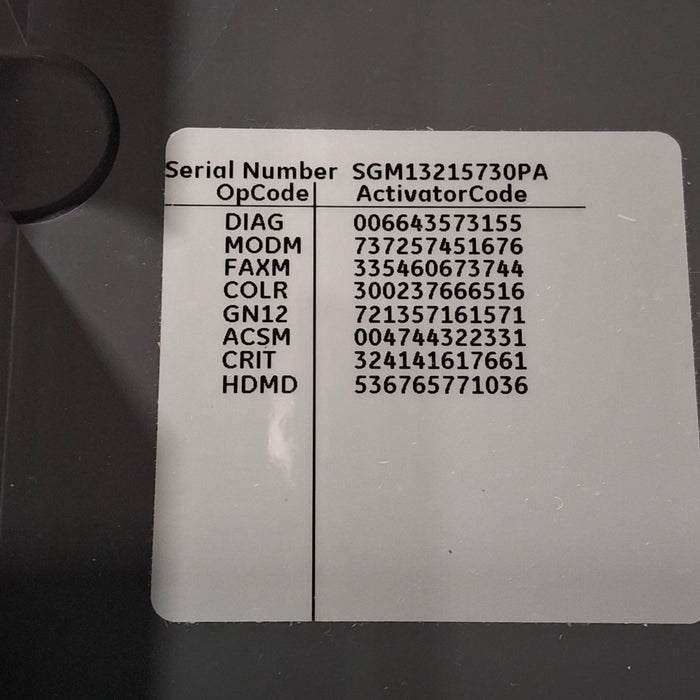 GE Healthcare GE Healthcare MAC 5500 HD ECG without CAM Module Cardiology reLink Medical