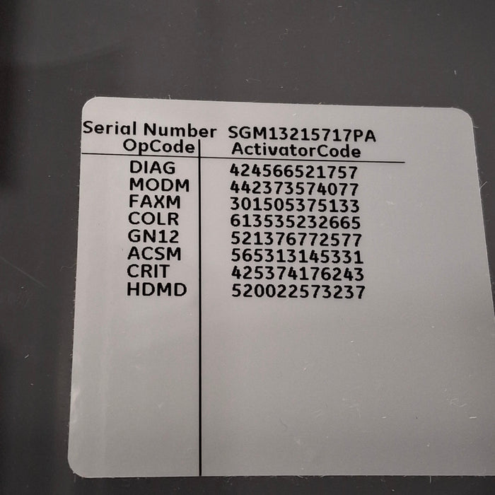 GE Healthcare GE Healthcare MAC 5500 HD ECG without CAM Module Cardiology reLink Medical