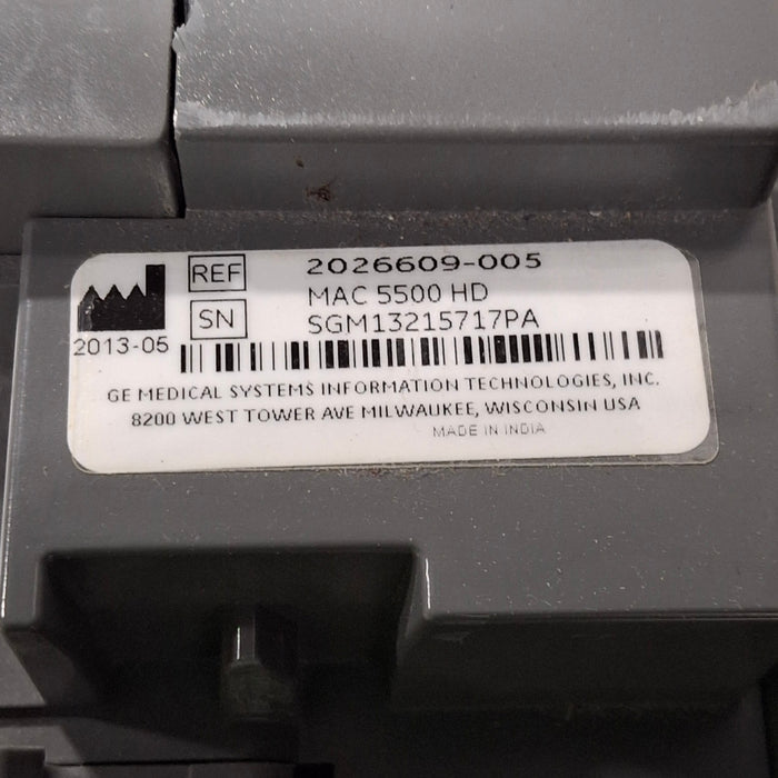 GE Healthcare GE Healthcare MAC 5500 HD ECG without CAM Module Cardiology reLink Medical