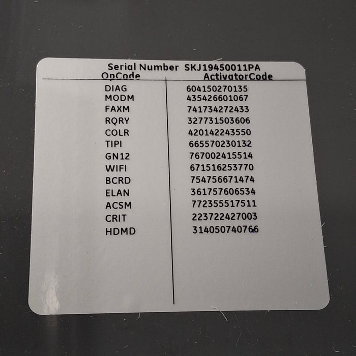 GE Healthcare GE Healthcare MAC 5500 HD ECG without CAM Module Cardiology reLink Medical