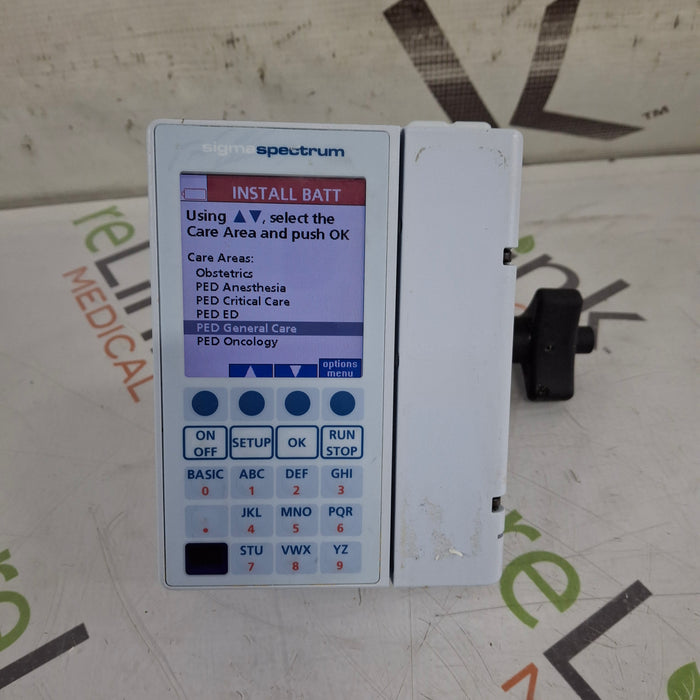 Baxter Sigma Spectrum 8.01.00 w/o Battery Infusion Pump
