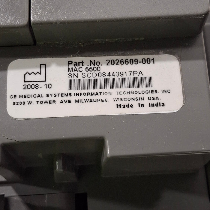 GE Healthcare GE Healthcare MAC 5500 ECG without CAM Module Cardiology reLink Medical