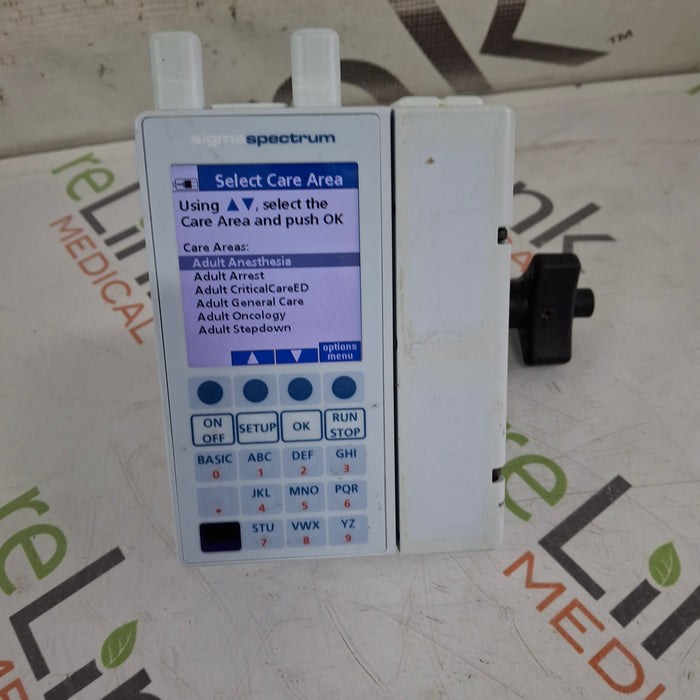 Baxter Sigma Spectrum 8.01.00 with A/B/G/N Battery Infusion Pump