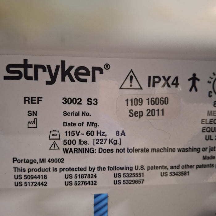 Stryker Secure III 3002 Hospital Bed